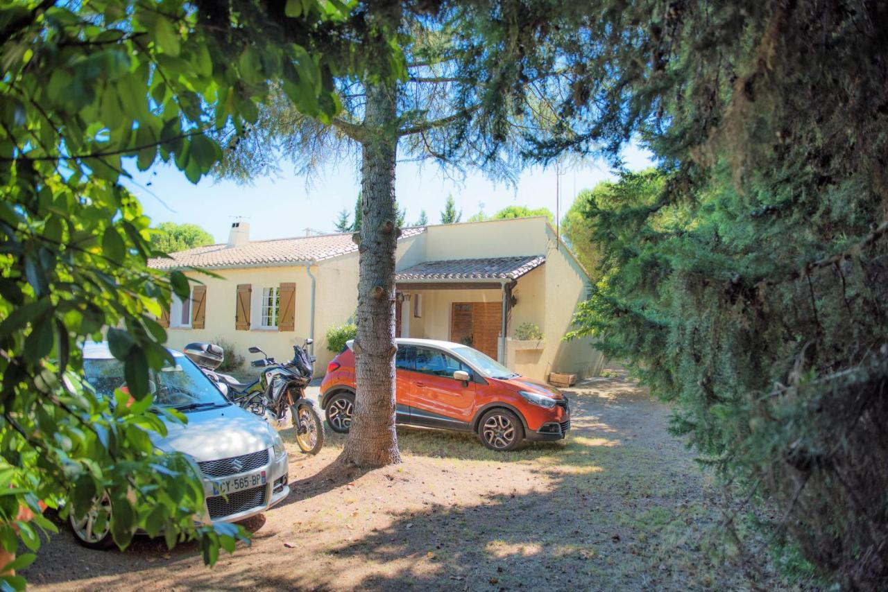 Villa 110m2, 7 pers, Jacuzzi , 3 chambres, terrain clos et arboré 2500m2 Trèbes Extérieur photo