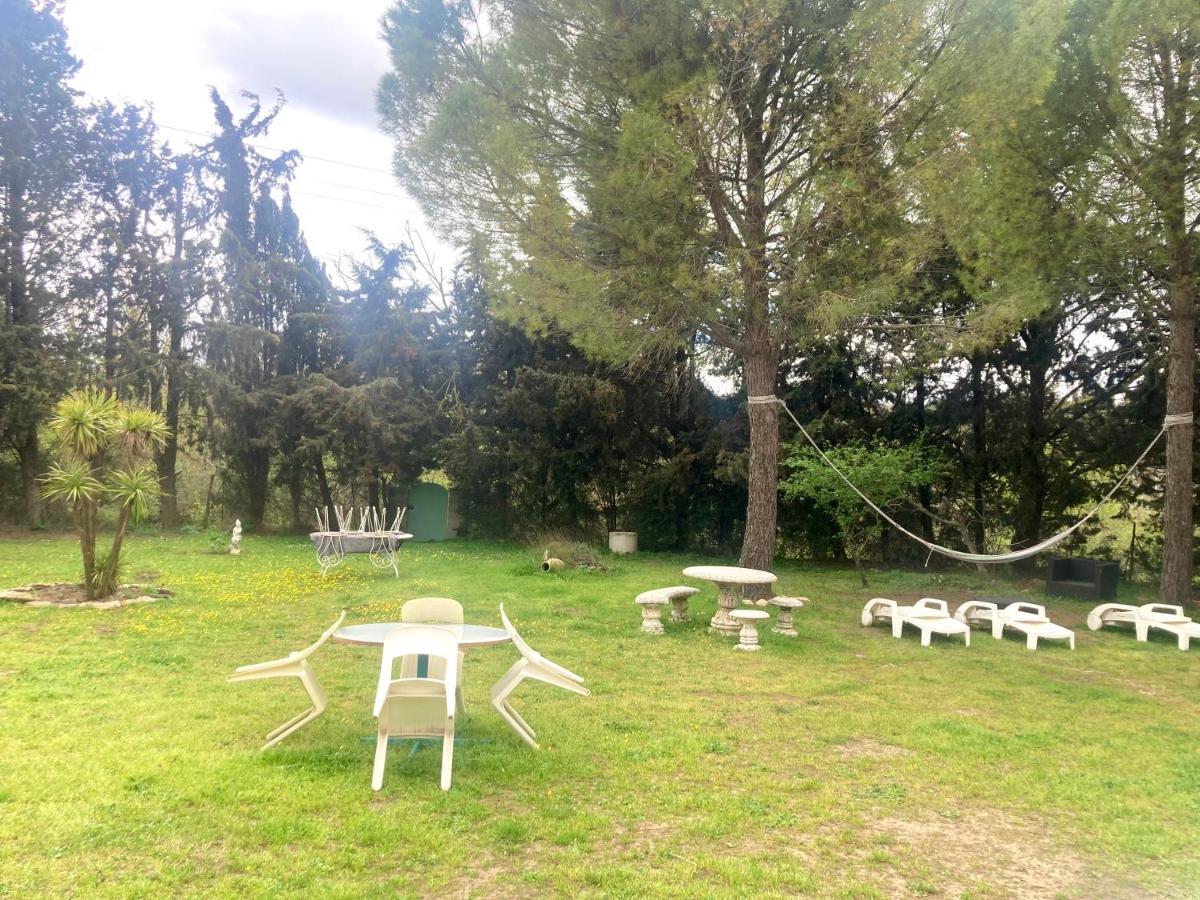 Villa 110m2, 7 pers, Jacuzzi , 3 chambres, terrain clos et arboré 2500m2 Trèbes Extérieur photo